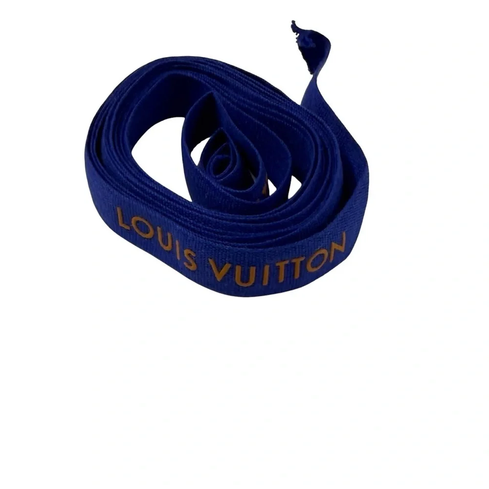 Louis Vuitton blue label ribbon bow hair accessory home decor, party gift